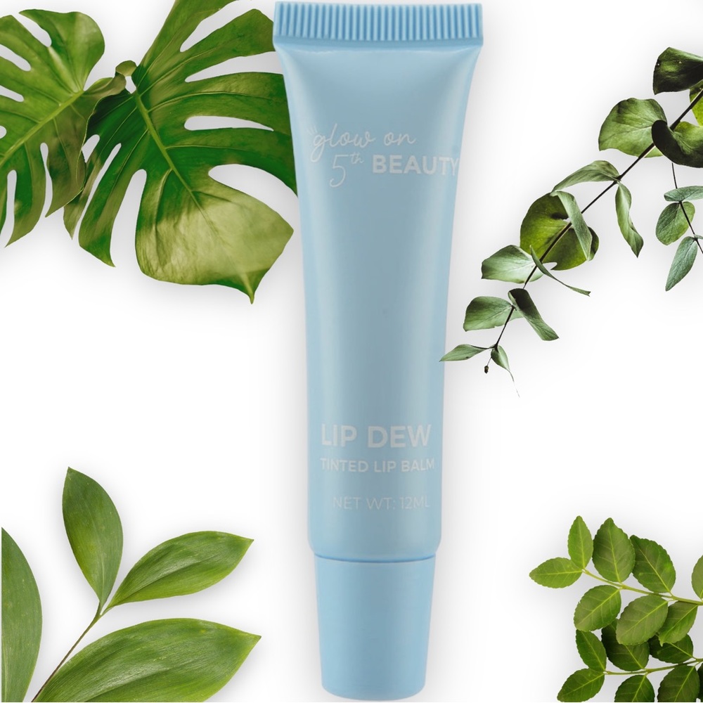 NIB GLOW-ON-5TH
LIP DEW - Tinted Lip Balm - GRAPEFRUIT
